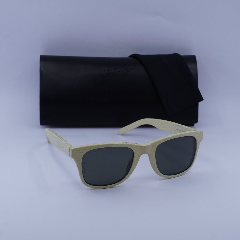 Saint Laurent SL51 037 Square Sunglasses - Ivory/Grey